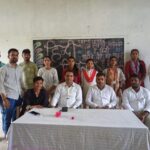 संत श्री नाथ डिग्री कालेज के सभागार में कालेज के अध्यापक एवं छात्र छात्राओं के द्वारा हिन्दी दिवस मनाया
