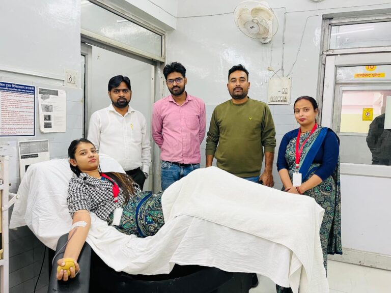 बालाजी संस्थान द्वारा किया गया महादान रक्तदान
